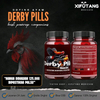 DERBY PILLS BOOSTER [POWER 7X - AGRESIF - BARBAR] Doping Ayam Aduan Petarung no.1 Untuk Semua Jenis 