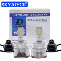 SKYJOYCE Car Light D2S LED Headlight Kit 70W D1S D2S D2R D3S D4S D4R Built-in Canbus LED Bulbs To Replace HID Conversion Lamps