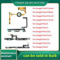 Power On Off Button Volume Switch Key Control Flex Cable For Google Pixel 2 3 3a 4 XL 5 2XL 3XL 3aXL 4XL Ribbon Repair Part