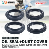 JSBM 41x53x8/10.5 Motorcycle Front Fork Damper Oil Seal Dust Seal for Suzuki SV650 VX800 VZ800 GV1200 GV1400 M50 Boulevard 2005