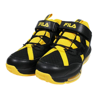 (EZ) FILA 中筒氣墊運動鞋 兒童運動鞋 3-B409Y-009 黑黃【陽光樂活】