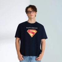 Baju Superman, CACO-MIT, Versi Filem Superman, LOGO Bercetak, Baju T Pendek, untuk Lelaki dan Wanita