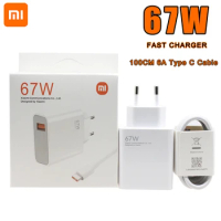 Redmi K40S 67W Turbo Charging Fast Charger 6A Type C for XIAOMI 13 12 11 Pro Ultra Redmi note 9 10 11 pro shark 4 3 MIX Fold 2