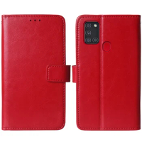 Luxury Leather Flip Case for Samsung Galaxy A12S 6.5" Wallet Cover Phone Case for Samsung Galaxy A12S Holster Funda