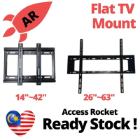 LCD Wall Mount Bracket Holder 14\ ~ 42\" / 26\" ~ 63\" Flat Bracket"