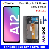 LCD PLS, 100% Đã Kiểm Tra, Dành Cho Màn Hình LCD Samsung A12, Bộ Số Hóa Màn Hình Cảm Ứng, Bộ Phận Lắ