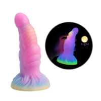 Silicone Realistic Dildo Luminous Monster Dildo Deep Anal Plug Explore Prostate Massage Anal Dildo Butt Plug Anal Toys Sexshop