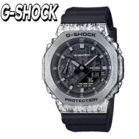 G-SHOCK Men's Watch New GM-2100GC Series Oil Stain Rock Camouflage Waterproof Quartz Watches Luxury Brand Sports Watch For Men.