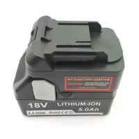 Free Shipping Battery Adapter For Hitachi/Hikoki 18V Li-Ion Battery Convert to For Makita 18V Lithium Electrical Power Tool Use