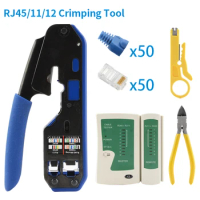 RJ45 crimping tools pliers network cable crimper wire stripper cutter ethernet clip tongs RJ45 RJ12 RJ11 cat6 cat5e cat5