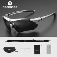 ROCKBROS Polarized Glasses UV Protection Goggles Eyewear Photochromic Bicycle Sunglasses Motorcycle Sports Outdoor Glasses