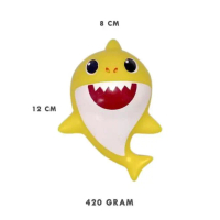 Promo Baby Shark Figur Boneka Lagu Musik Lampu BABY Mainan Silicone