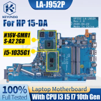 LA-J952P For HP Pavilion 15-DA Notebook Mainboard GPI52 I3 I5 I7 10th Gen N16V-GMR1-S-A2 2G Laptop Motherboard Full Tested