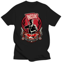 1984 T-Shirt. Ingsoc party logo from Nineteen Eighty-Four book by George Orwell Cool Casual pride t shirt men Unisex New