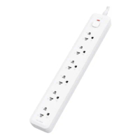 PLUG DELI T467 6Sockets 10A 3m
