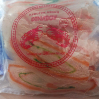 kerupuk udang Sinaboi/kerupuk asli dari Riau