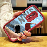 Casing Hp untuk OPPO Reno 2F Reno 2Z Case Pola Huruf Kasing Kepribadian Cermin Cesing Silikon Kasus 