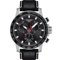TISSOT天梭 SUPERSPORT 競速賽車運動時尚錶(T1256171605100)黑-45.5mm