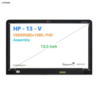 13.3" FHD IPS 1920*1080 30 Pins Full Assembly For HP-13-V N133HCE-GP1 LCD Display Laptop Screen For HP Spectre 13-v Series