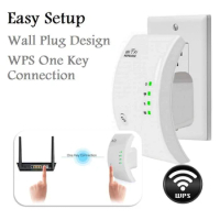 1PCS Wireless WiFi Repeater Wifi Extender Wifi Amplifier Long Range Repiter 300M 2.4G Wi-Fi Booster Wi fi Repeater Access Point