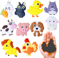 SUPINEEDO Refrigerator Magnets for Kids Cute Farm Animals Fridge Magnet for Toddlers 1-3 Kids Magnet