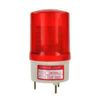 LTE-1101J Sound &amp; Light Alarm Light LED Flashing Rotating Warning Light 12V 24V 220V Buzzer Strobe Light Indicator