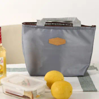 Thermal Insulated Picnic Food Box Women Tote Lunch Box Bag Waterproof Thermal Bag Oxford Fabric Portable Kitchen Organizer Bag