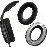 V-MOTA Earpads Velour Cushion Compatible with Sennheiser HD565 HD580 HD600 HD650 HD545 Headphones Earmuffs Flannelette (Black)