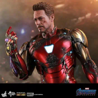 Hot Marvel Original Iron Man Mk85 The Avengers 4 Hot Toys Battle Damaged Edition In Stock Joints Movable Favorite Model Ornament