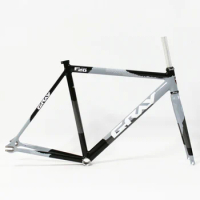 GRAY F20 Fixed Gear Bike Frame, Aluminum Fixie Frameset,Alloy Fork, Single Speed Track, High Quality Bicycle Parts, 700C, 54cm