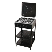 Commercial Smokeless Gas Cooking Stove Outdoor Kitchen Free Standing Stove 4 Burner Gas Cooktops