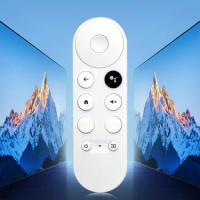 G9N9N IR Remote Bluetooth-Compatible Voice Set-Top Box Remote Control Universal Remote Control for Google TV Chromecast 4K Snow