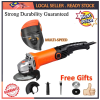 1600W Adjustable Speed Angle Grinder Machine Angular Power Tool Grinding Cutting control LOMVUM