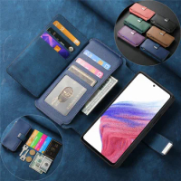 Creative Removable Magnetic Flip Wallet Phone Case For OPPO F21 Pro Find X5 Reno11 10 9 8 7 Lite 6 Pro 8T 8Z 5K 5Z Phone Cover