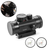 1X40 Tactical Red Dot Scope Sight Riflescope Hunting Holographic Sight 11mm 20mm Rail Mount