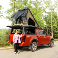 4x4 Pick Up Aluminum hard top Roof Tent Canopy Camper for Toyotas Hilux Ford Ranger F150