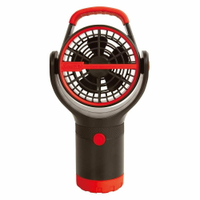 【速捷戶外】CM-27315 美國Coleman 杯架小電扇( 紅)，杯座風扇，迷你風扇，露營吊扇涼風扇
