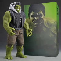 42cm Hulk Action Figure Model Marvel Thor 3 Ragnarok Hands Moveable Joint Action Figure Desktop Ornaments Toys For Kids Gifts