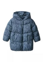 MANGO BABY Long Padded Floral Anorak Jacket