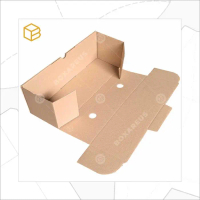 Box Packaging Corrugated Dus Kardus Roll Cake Kemasan Roti | Pz101031 Terlaris
