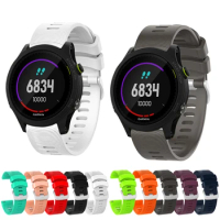 Colorful Sport Strap Watchband For Garmin Forerunner 245 245M 645 Music vivomove 3/Music Silicone Smart Watchband Bracelet