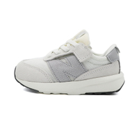 New Balance 370 new-b 370 魔鬼氈 運動鞋 小童 灰白 S1268 (NW370AA)