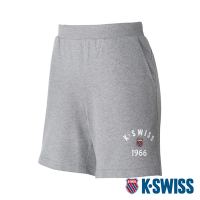K-SWISS Sweat Shorts棉質短褲-女-灰