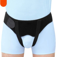 Medical Hernia Belt Adjustable Man Inguinal Groin Support Inflatable Hernia Bag With 2 Removable Compression Pad Pain Relief New