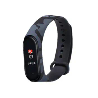 Strap for Xiaomi Mi Band 3 4 bracelet Sport silicone watch wristband Miband band 3 band4 wriststrap For Xiaomi mi band 3 4 strap