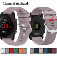 18mm Strap For Garmin Forerunner 255s/265s Watchband Bracelet Silicone Band ​​​For Garmin Venu 2s/3s Watch Accessories