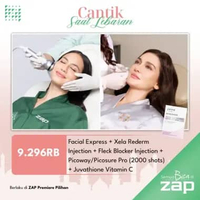 Facial Express + Xela Rederm Injection + Fleck Blocker Injection + Picoway/Picosure Pro (2000 shots)