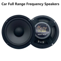 1PCS 4/5/6 Inch Car HiFi Coaxial Speaker 400/500/600W Auto Audio Music Stereo Subwoofer Full Range Frequency Subwoofer Speakers