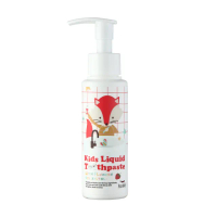 【Hokki】兒童木醣醇防蛀液態牙膏 100ml(雙防蛀配方/1000ppm含氟量/嬰兒牙膏/無添加)