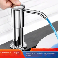 Sink soap extender, detergent press extractor, household vegetable sink, kitchen detergent press pump head extension tube